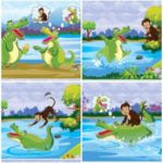 L'histoire du singe et du crocodile