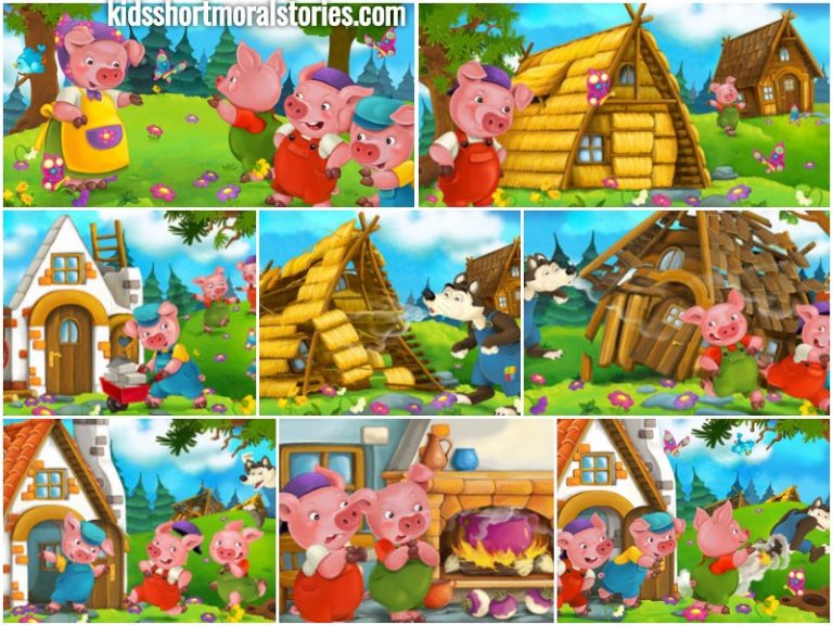 The Three Little Pigs Story For Kids