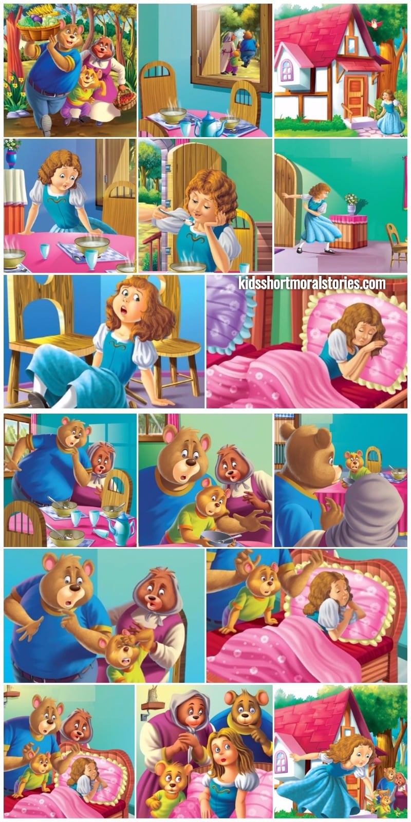 Goldilocks and the Three Bears Story With Pictures