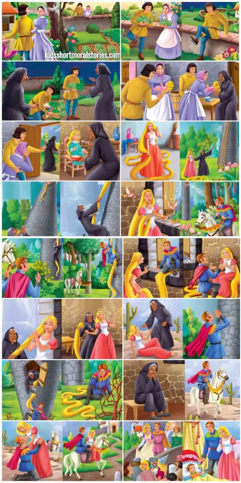 Rapunzel Story - Classic Fairy Tales For Kids