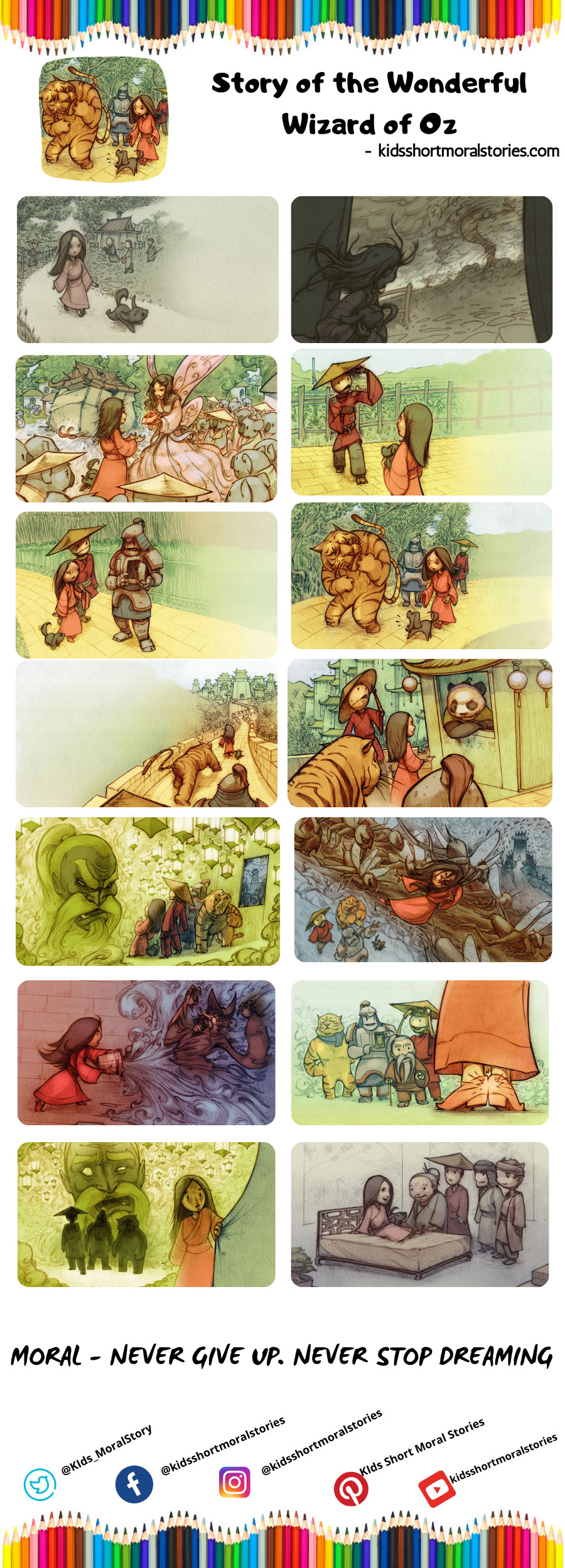 The wonderful Wizard of oz short story. Rune Adventure short stories.